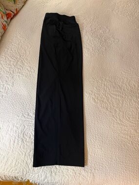 Athleta Black Wide-Leg Trousers
